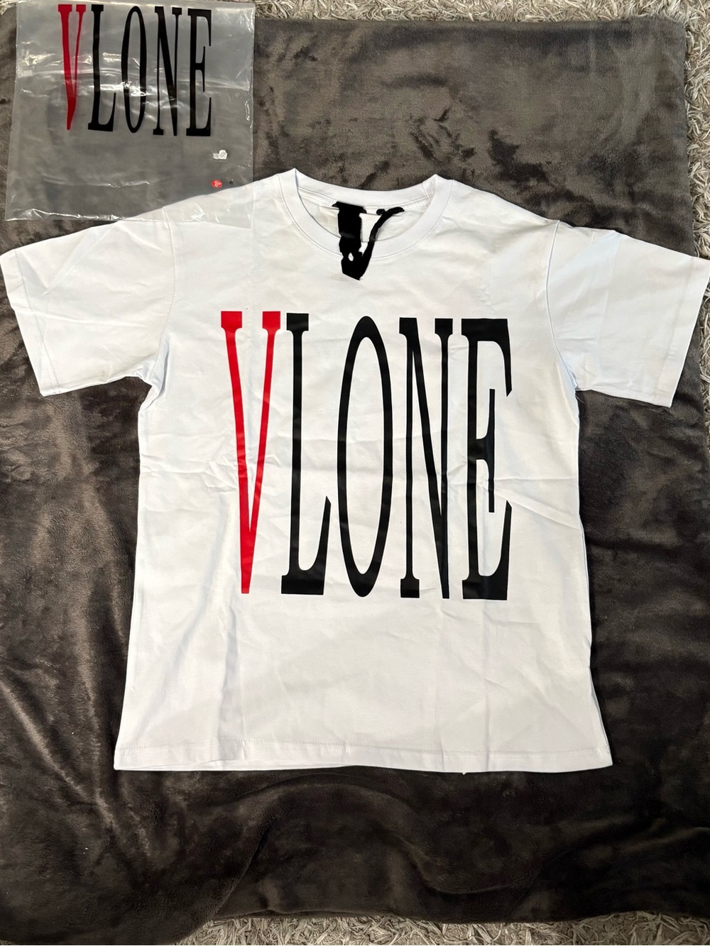 VLONE White/Red T-shirt